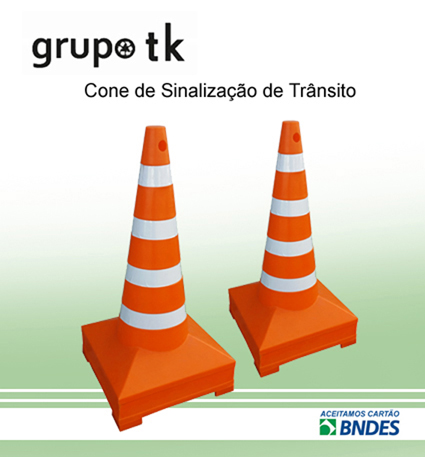 Cone de Sinalização de Trânsito - GrupoTk